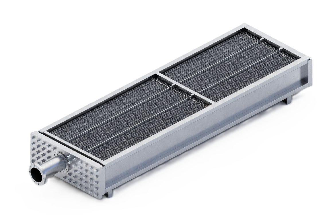 horizontal fin fan air cooled condenser bundle