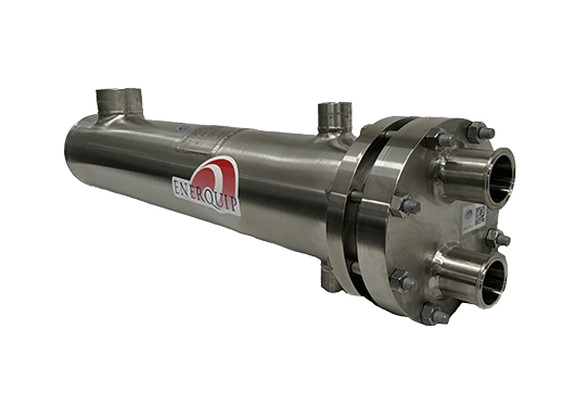 U-tube shell and tube vapor condenser with removable bundle