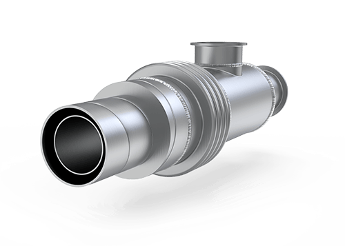 U-tube shell and tube condenser for larger duty