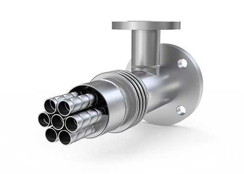 multi-tube hairpin heat exchanger bundle