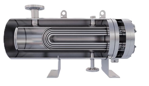 vent condenser recovering flash steam from a deaerator vent line