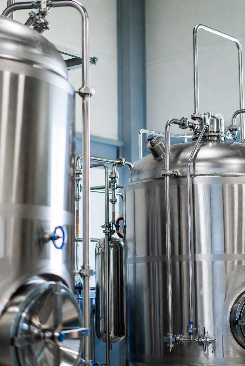 Beverage Production process condenser diagram