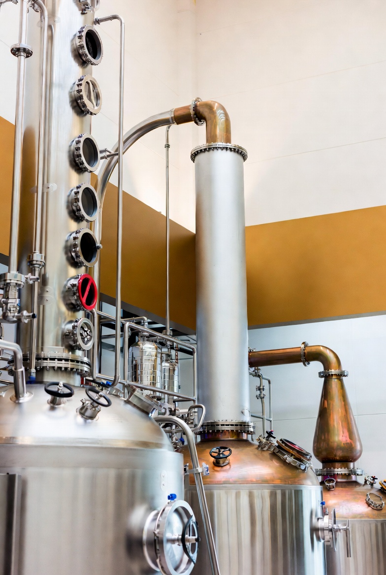 Distilled Spirits process condenser diagram