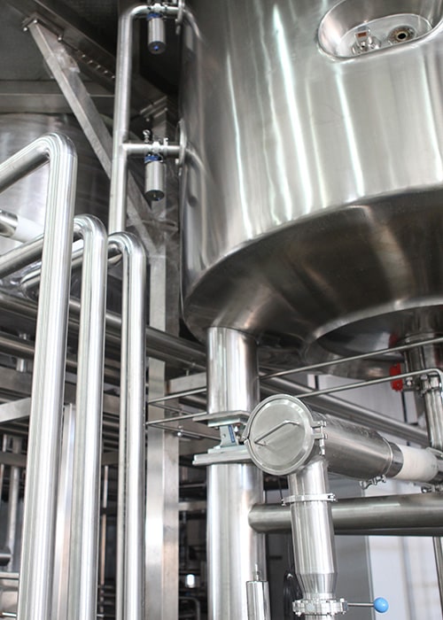 Stainless steel condenser tube bundle