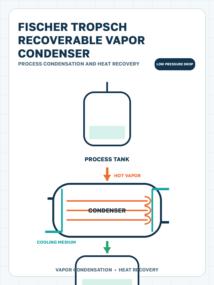 Recoverable vapor-phase products vapor condenser